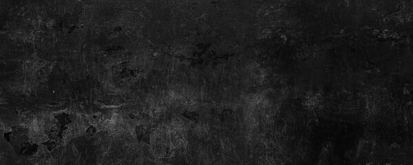 Blank blackboard classroom wall black background chalk school education learning real billboard board. Pale grey empty room space class learning teaching study old textured wood surface pattern. © Art Stocker