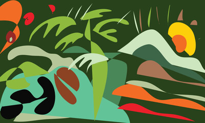 Abstract Serenity A Landscape Reimagined