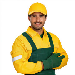 Gardener Man Isolated