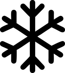 Fototapeta premium vector illustration of snowflakes on black