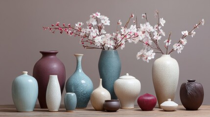 Elegant ceramic vases and decor collection