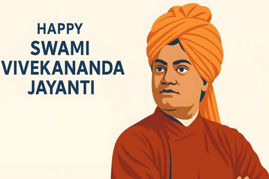 Happy swami vivekananda jayanti commemoration