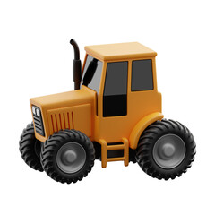 Tractor 3d illustration