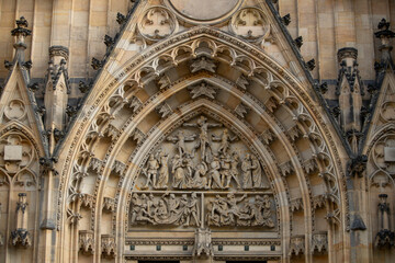 Obraz premium St Vitus Cathedral in Prague, Czech Republic