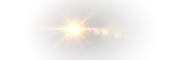 Light glow star beam flash radiant rays cosmic space.
