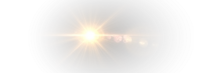 Light glow star beam flash radiant rays cosmic space.
