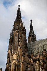 Fototapeta premium St Vitus Cathedral in Prague, Czech Republic