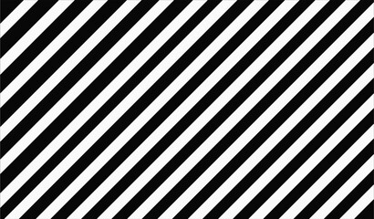 Diagonal black and white stripes pattern background