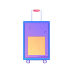 Global Travel Vacation Exploring World Culture Gradient Flat Vector Illustration Booking Planning Asset
