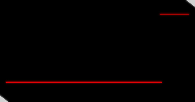 HUD callout titles with copy space. Futuristic design suitable for broadcasts and television news. Neon-styled callouts for info bars. Sci-fi design of HUD lower third.