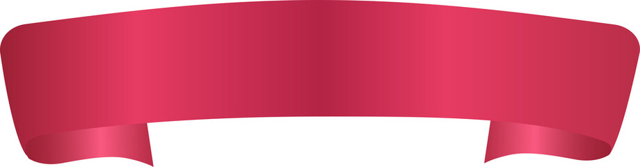 Obraz premium Pink Ribbon Label Illustration