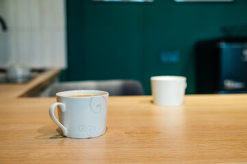 two cup of coffee on the table