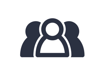 グループ、仲間を表現するアイコン。団体, 会社員, 親友を表現するアイコン。Icons that represent groups, friends, organizations, company employees, and best friends.
