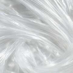 Obraz premium Abstract closeup of transparent swirling plastic texture