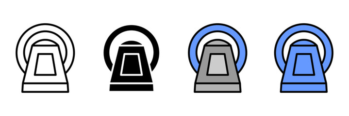 medical and health care Icon Set Multiple Style Collection. Stethoscope, Heartbeat, Pill, Ambulance, Syringe, Thermometer, Bandage, Microscope, DNA, Hospital Bed, Doctor Hat, Nurse, Dental Mirror, Bra