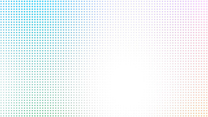 Clean Halftone Geometric Vector Background - Abstract Minimal Gradient Dots Pattern