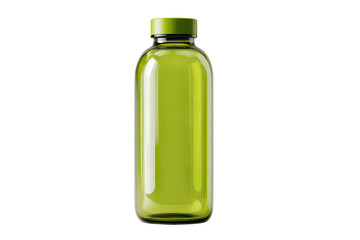 Sports water bottle positioned for everyday use on transparent background