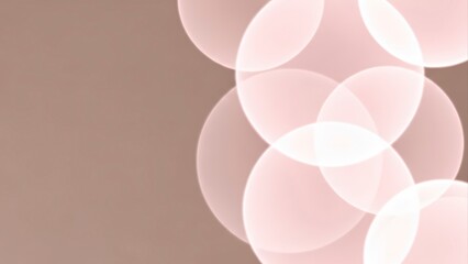 Soft Pink Bokeh Lights on a Muted Brown Background.