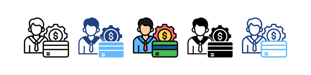 Credit Management multiple icon