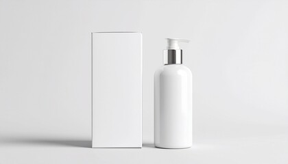 Clean Product Packaging Mockup with Neutral Background
