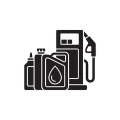 Simple Monochrome Energy and Industrial Graphic CollectionPrint