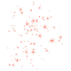 A Glitter with transparent background 