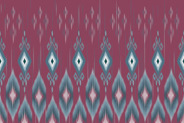 Ikat abstract ethnic art seamless pattern vintage style wallpaper, set, geometric, oriental, fabric, clothing, print, ornament, Aztec geometric, furniture
