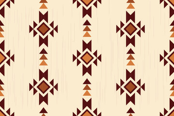 seamless Ikat abstract ethnic art seamless pattern vintage style wallpaper, set, geometric, oriental, fabric, clothing, print, ornament, Aztec geometric, furniture pattern