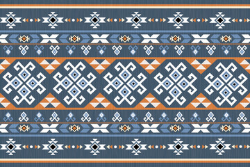 seamless geometric pattern Ikat abstract ethnic art seamless pattern vintage style wallpaper, set, geometric, oriental, fabric, clothing, print, ornament, Aztec geometric, furniture