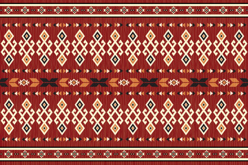 set of seamless patterns. Ikat abstract ethnic art seamless pattern vintage style wallpaper, set, geometric, oriental, fabric, clothing, print, ornament, Aztec geometric, furniture