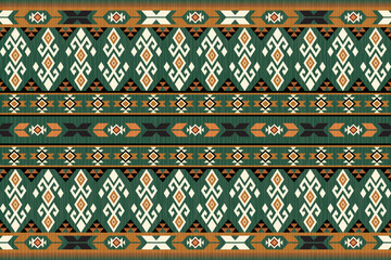 Ikat abstract ethnic art seamless pattern vintage style wallpaper, set, geometric, oriental, fabric, clothing, print, ornament, Aztec geometric, furniture