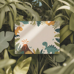 Minimal Elegant 3D Invitation Card Mockup Template