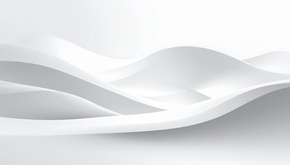 Abstract white background with blue wave pattern, curve lines, and light technology design illustration vector texture