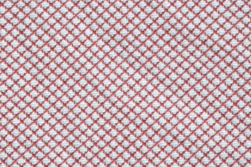 Red Plaid Fabric background textured