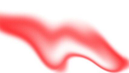 Abstract element of a glowing red liquid watercolor wave gradient with noise texture