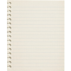 Lined Notebook Pages Mockup Open