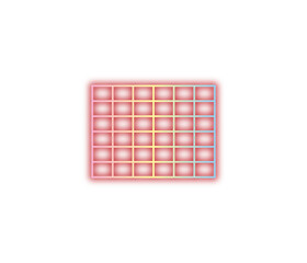 Square Grid Pattern PNG | Minimal Geometric Tile Design