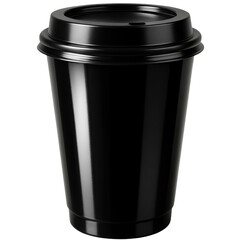 Black Takeaway Coffee Cup Mockup