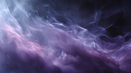 Obraz premium A mesmerizing abstract display of nebulous clouds with various hues. The colors blend seamlessly, creating a sense of ethereal wonder.