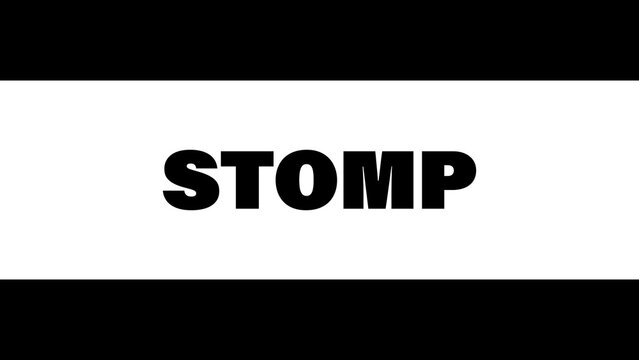 Dynamic Stomp Typography
