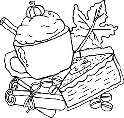 Cozy Autumn Delight Pumpkin Spice and Sweet Treats