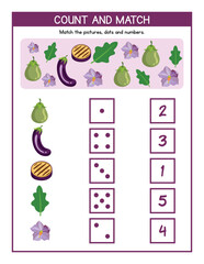 Picture Matching Fun Counting and Connecting Quantities