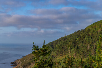 lighthouse on the coast of Galicia