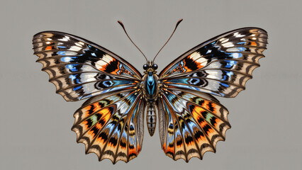 butterfly on black background