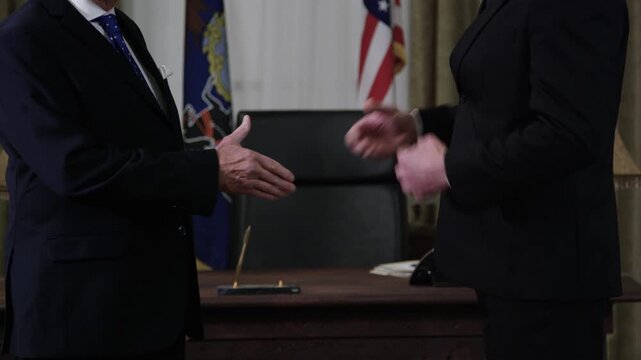 Money In Politics - exchange of United States Cash in the oval office washington D.C