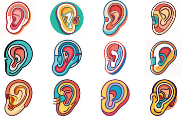 Human Anatomy Icon Set Featuring Heart, Liver, Kidney, Lungs, Intestine, Digestive System, Muscular System, Nervous System and Internal Organs &ndash; Flat Medical Vector Illustration for Healthcare, Educat