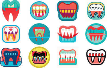 Human Anatomy Icon Set Featuring Heart, Liver, Kidney, Lungs, Intestine, Digestive System, Muscular System, Nervous System and Internal Organs &ndash; Flat Medical Vector Illustration for Healthcare, Educat