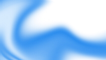 Transparent light blue liquid gradient abstract element with noise texture