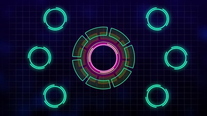 The animated Business,Technology, Internet with Webinar e-learning. team building analytics for digital SEO marketing data. Creative, innovation or coaching leader and meeting animation, 4K animation - Powered by Adobe