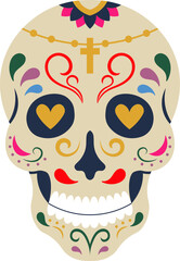 Sugar skull calavera decorating for Dia de los Muertos